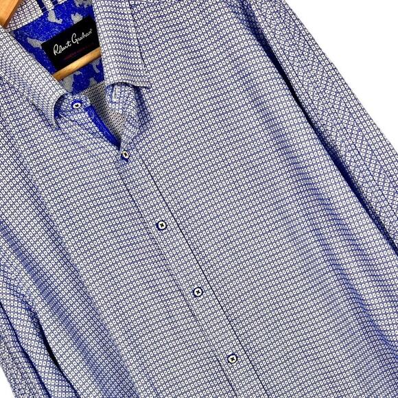 ROBERT GRAHAM Men's‎ 2XL Modern Americana Geometrical Tailored Fit Button Shirt - Picture 1 of 9